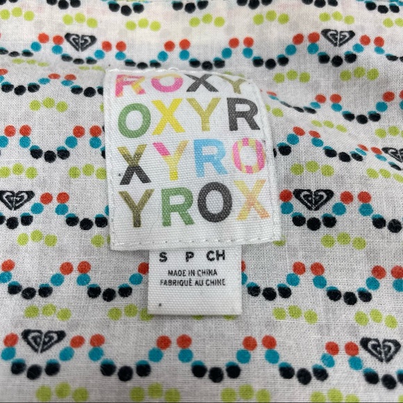 3/$25 Roxy Army Green Canvas Bomber Jacket Small Lightweight Coat Small - Picture 6 of 8